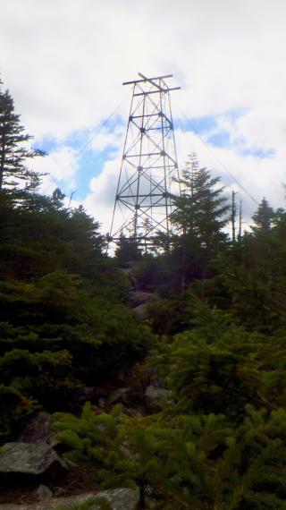 Abandoned fire tower on Barren Mountain